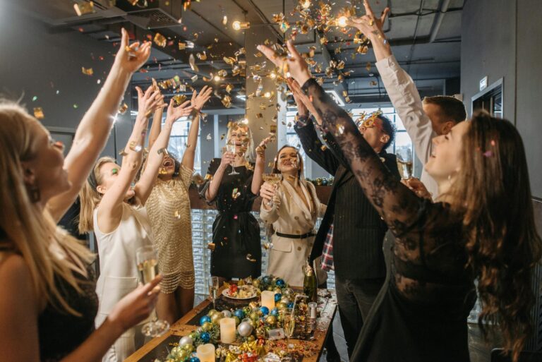 Event, group of people celebrating